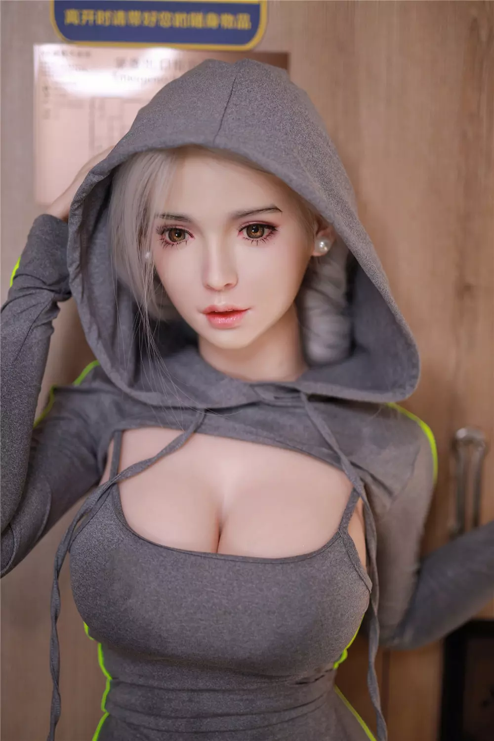 JY 163cm Silicone implanted hair Nanxi