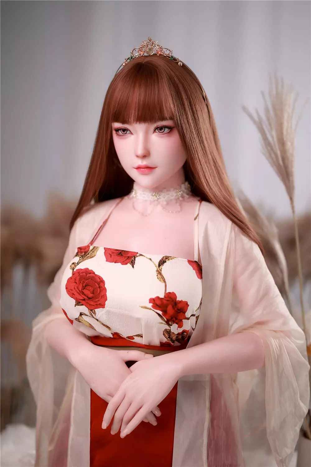 JY 163cm Silicone implanted hair sex doll MiTao