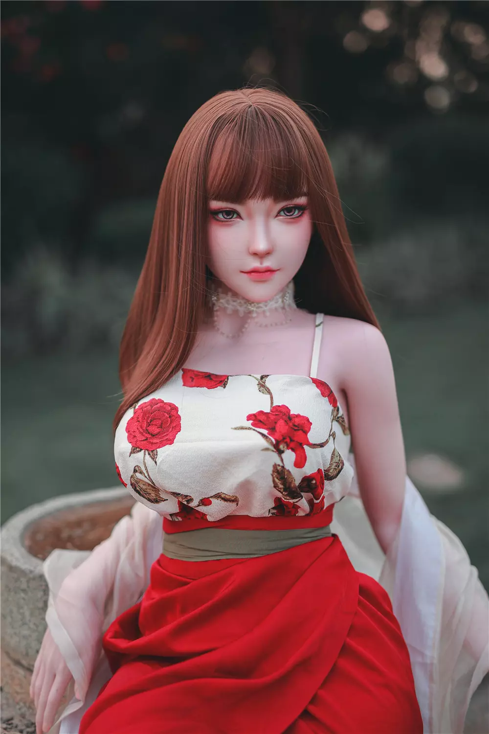 JY 163cm Silicone implanted hair sex doll MiTao