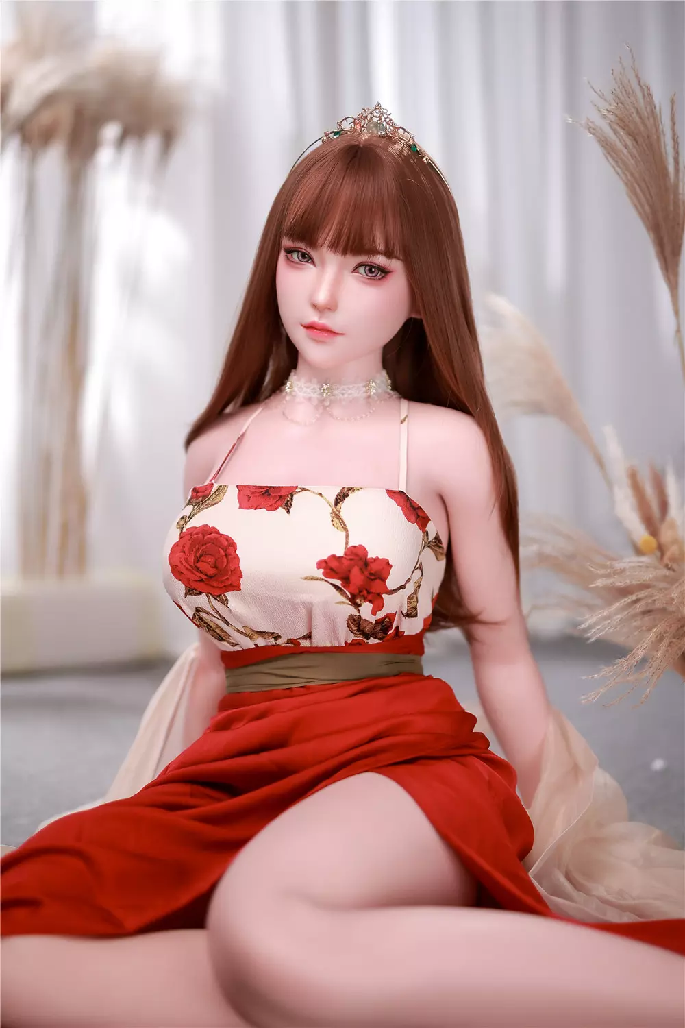 JY 163cm Silicone implanted hair sex doll MiTao