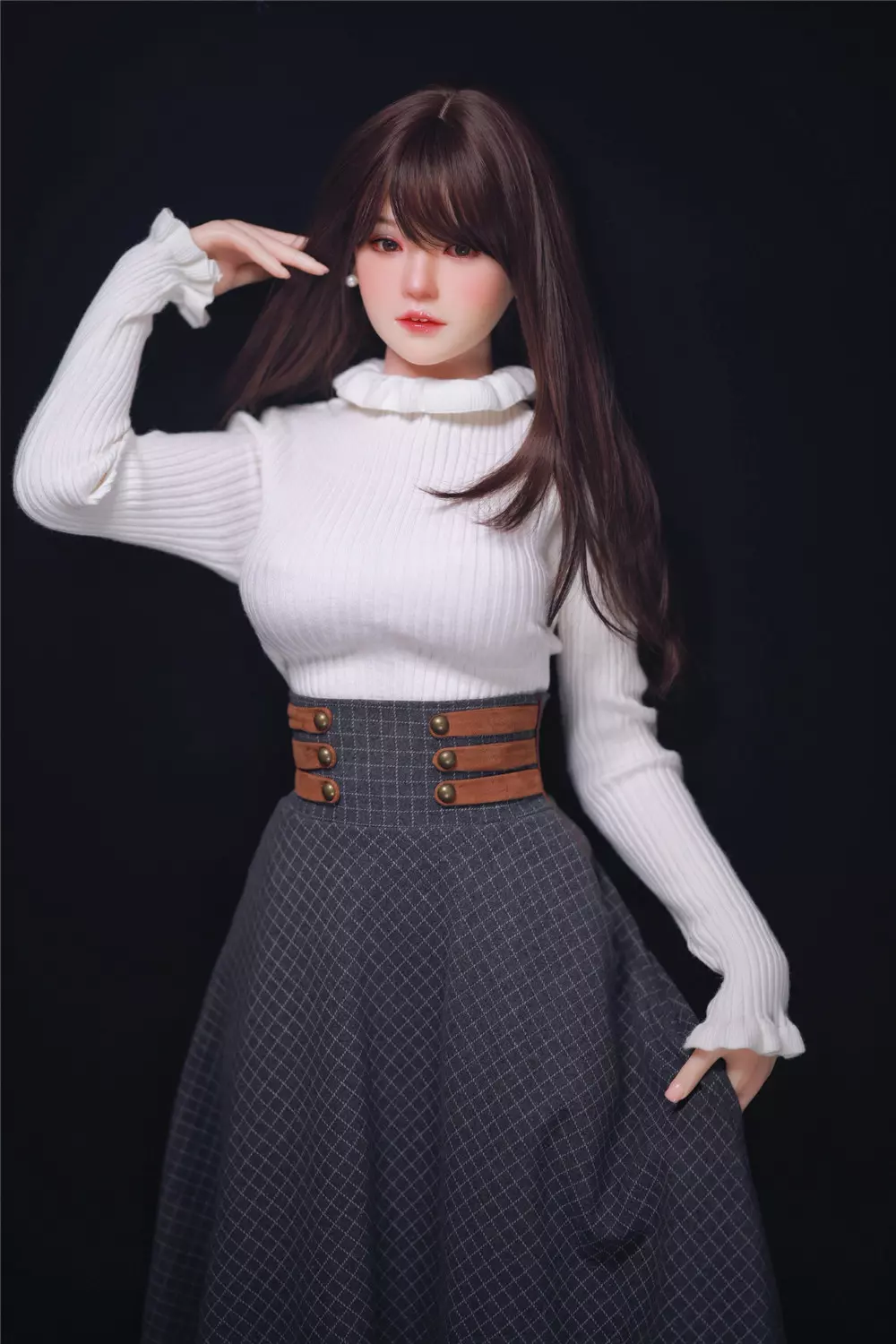 JY 165cm Silicone implanted hair sex doll YunXu