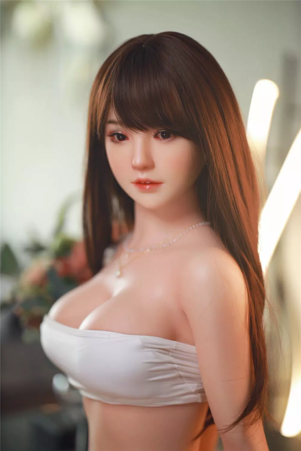 JY 165cm Silicone implanted hair sex doll YunXu