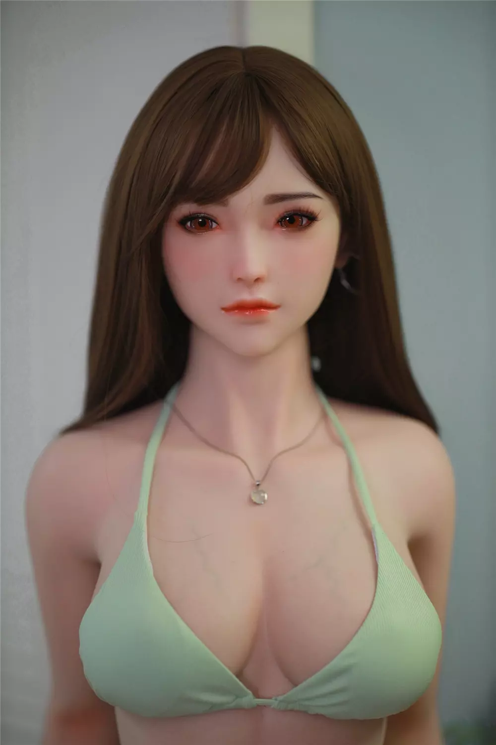 JY 168cm Silicone implanted hair Peaches