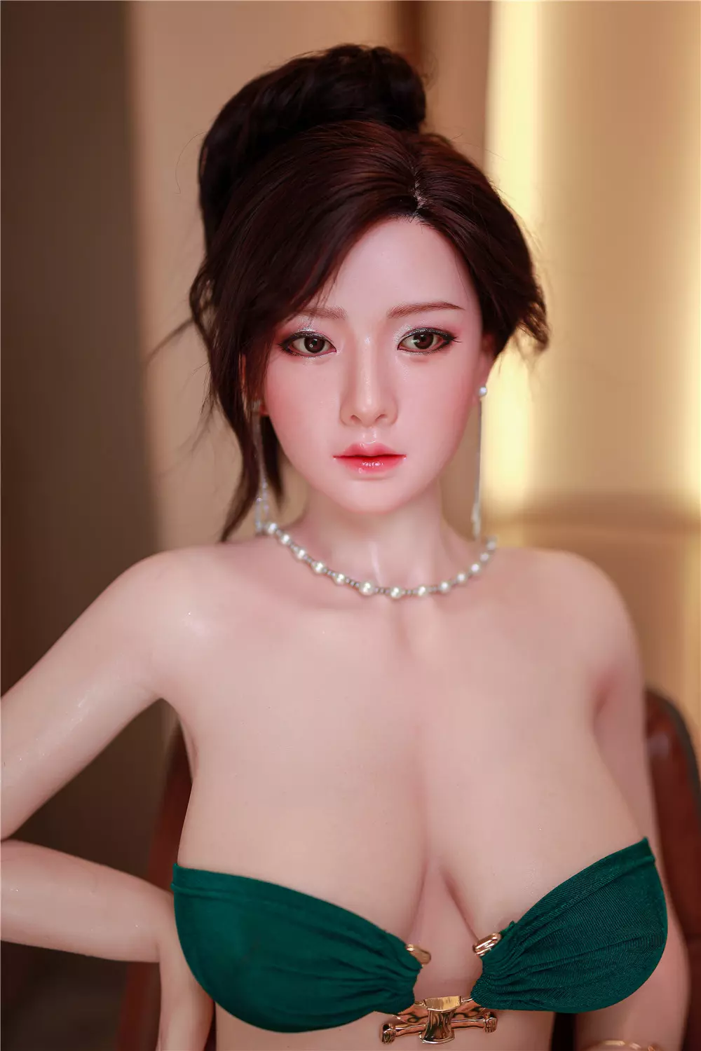 JY 170cm Silicone implanted hair Jie