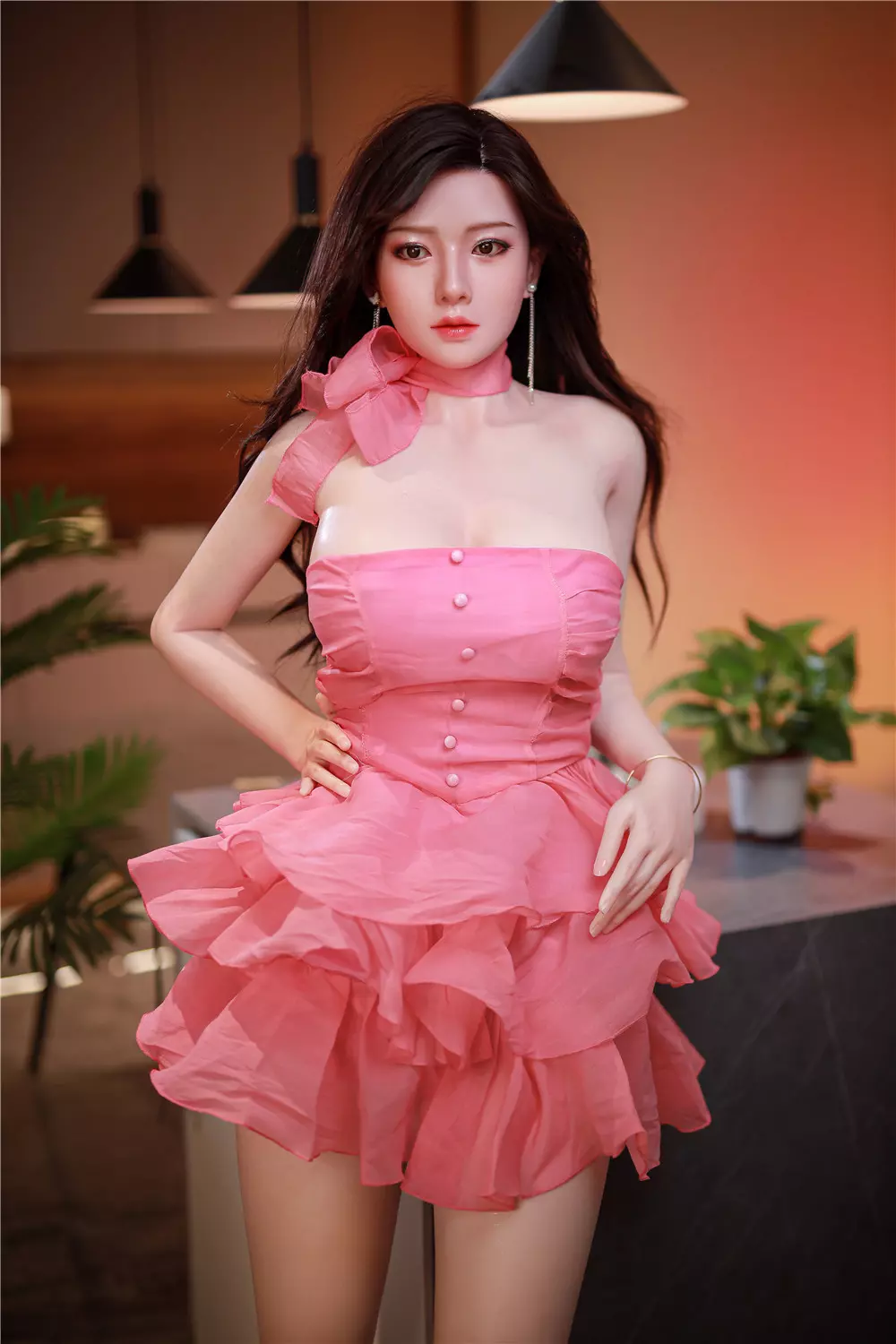 JY 170cm Silicone implanted hair Jie