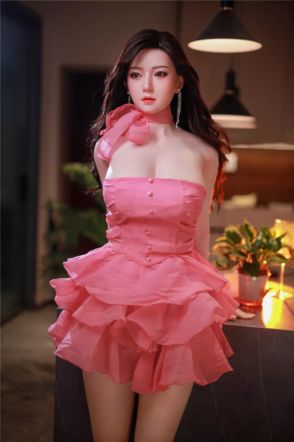 JY 170cm Silicone implanted hair Jie