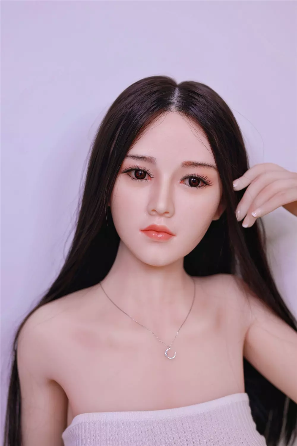 JY 157cm Silicone Head with TPE Body implanted hair Candy