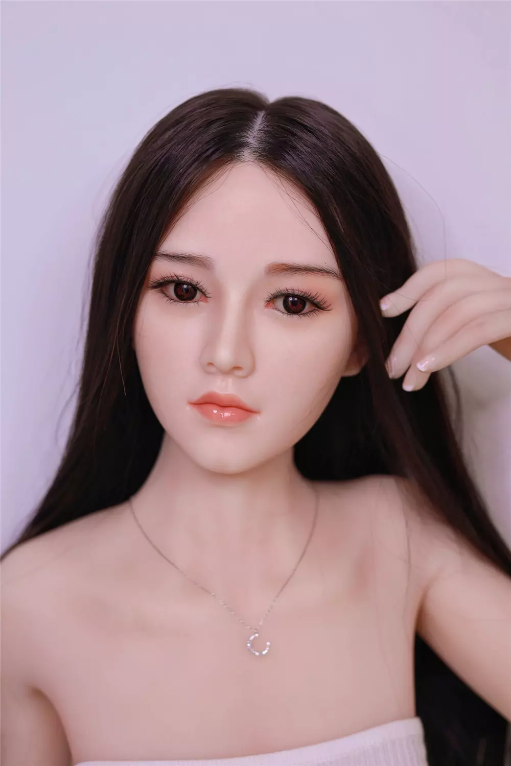 JY 157cm Silicone Head with TPE Body implanted hair Candy