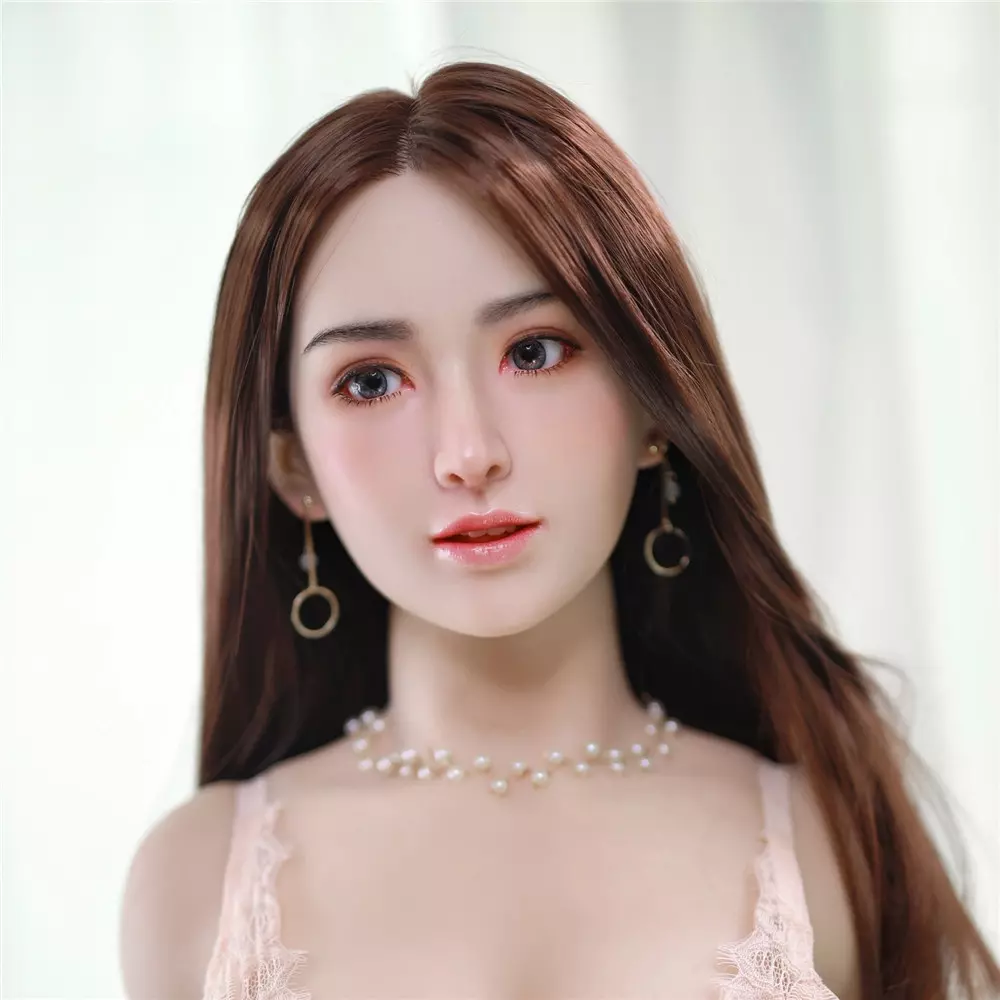 JY 157cm Silicone Head with TPE Body implanted hair XiaoMei