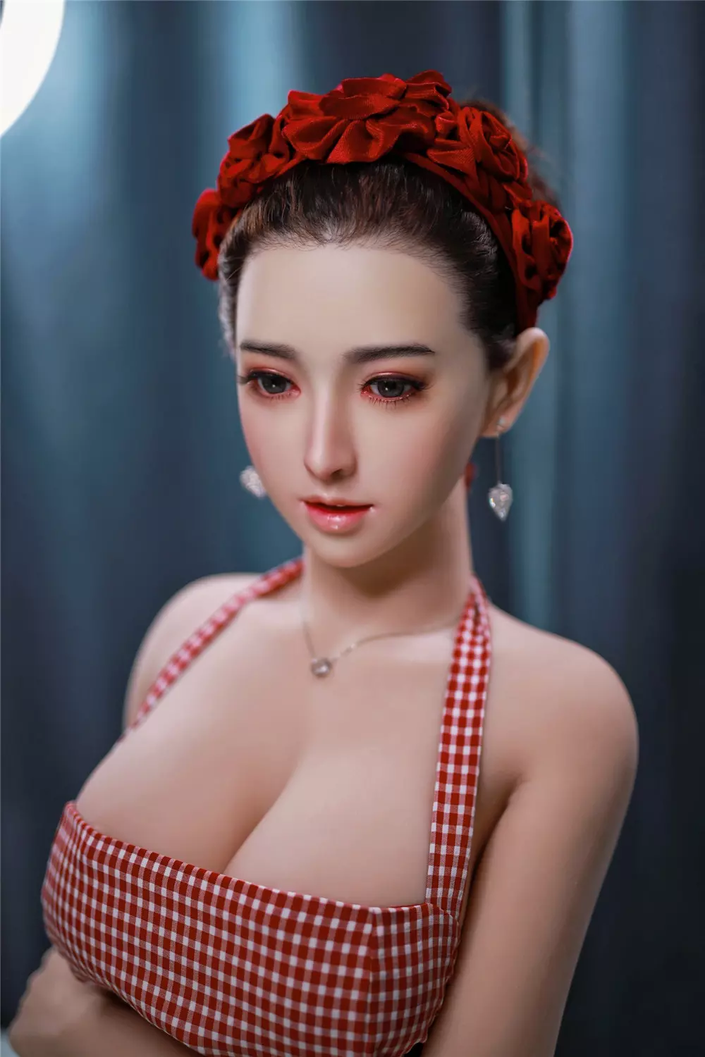 JY 157cm Silicone Head with TPE Body implanted hair Xiujie