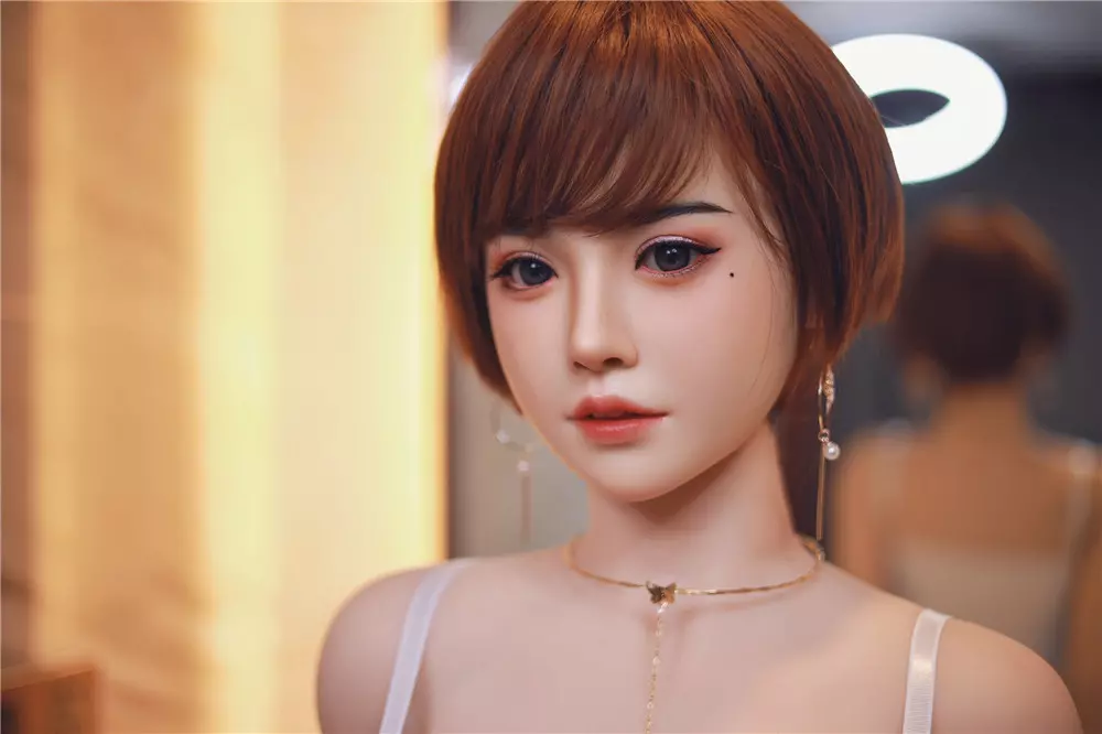 JY 163cm Silicone Head with TPE Body implanted hair Xue