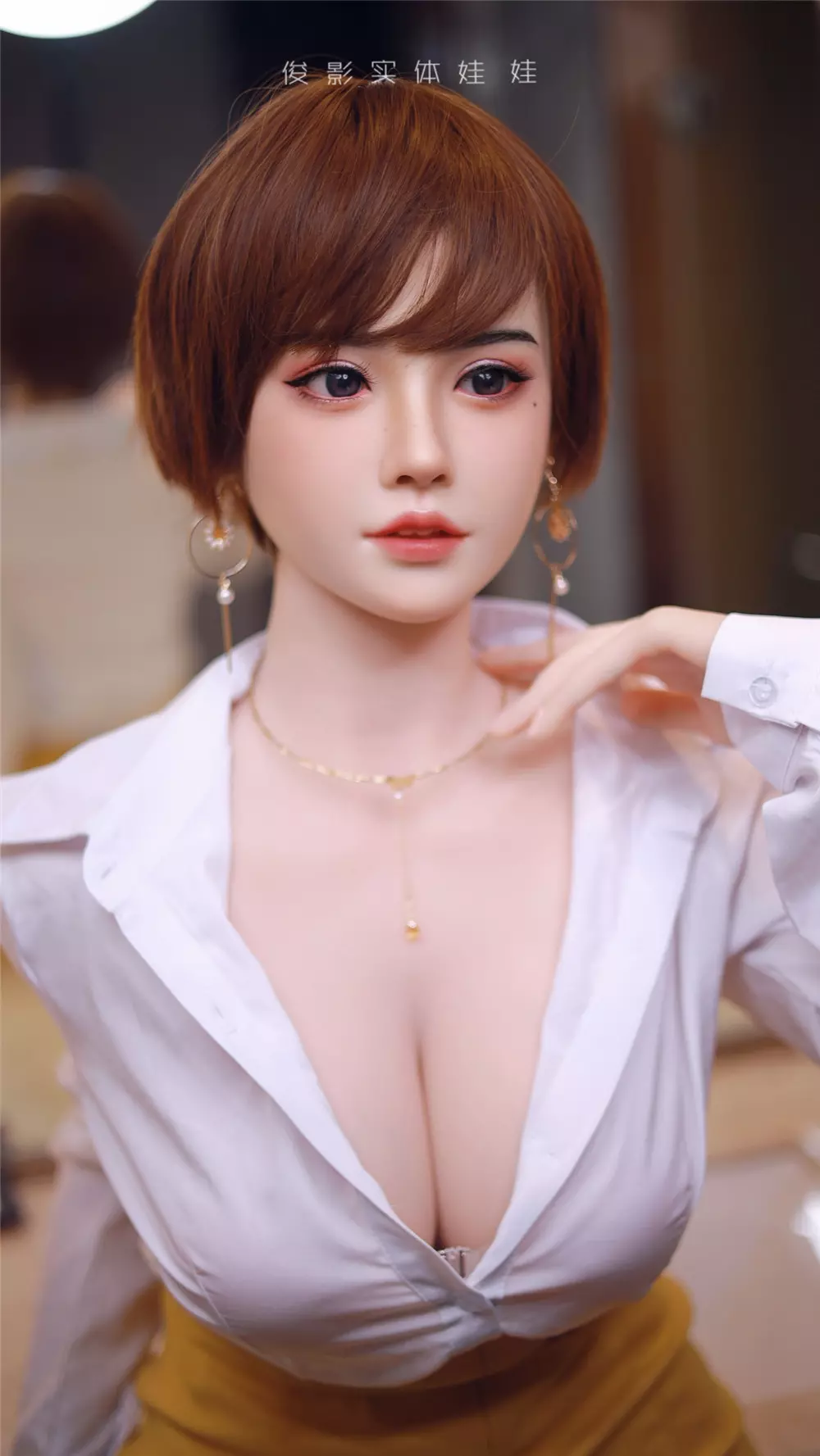 JY 163cm Silicone Head with TPE Body implanted hair Xue