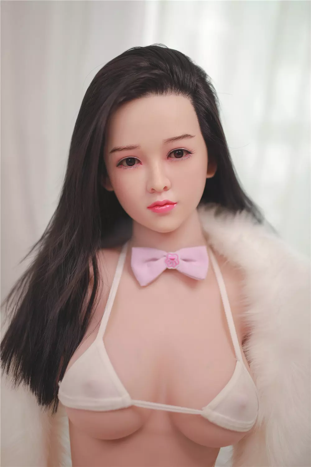 JY 148cm Silicone Head with TPE Body implanted hair Huizi