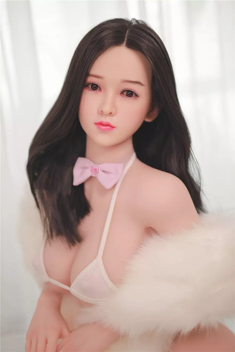 JY 148cm Silicone Head with TPE Body implanted hair Huizi