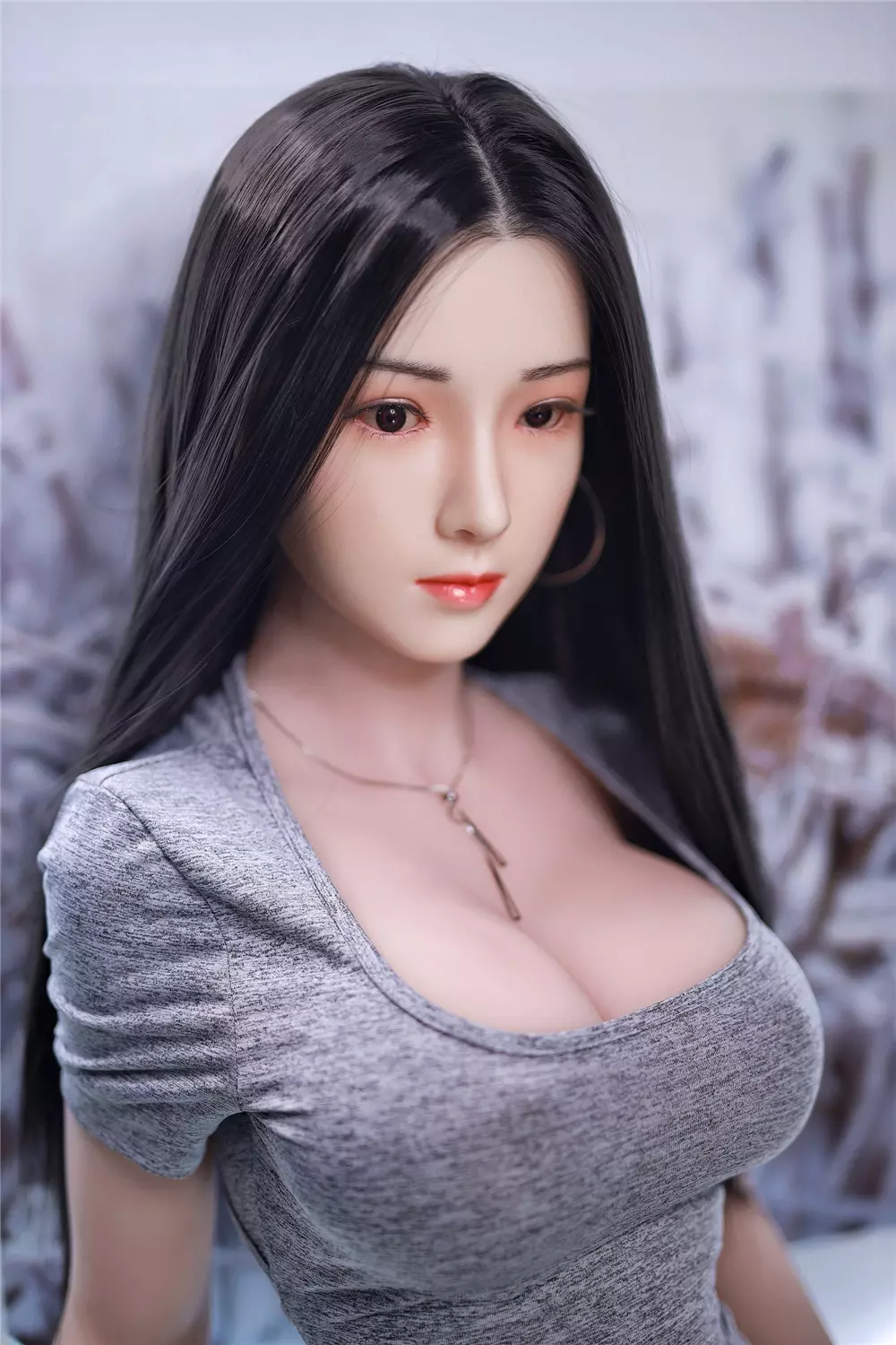 JY 161cm Silicone Head with TPE Body implanted hair Huizi