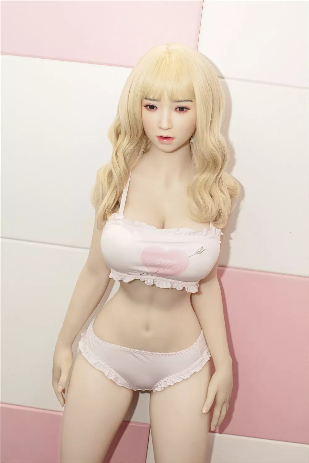 JY 161cm Silicone Head with TPE Body implanted hair Meimei