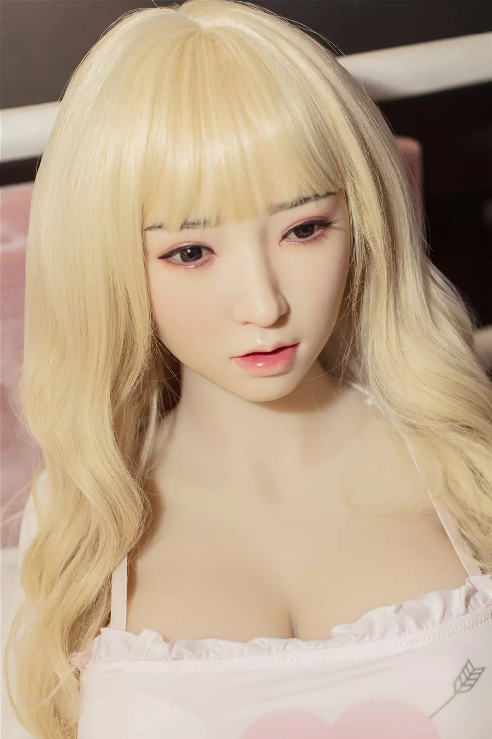 JY 161cm Silicone Head with TPE Body implanted hair Meimei