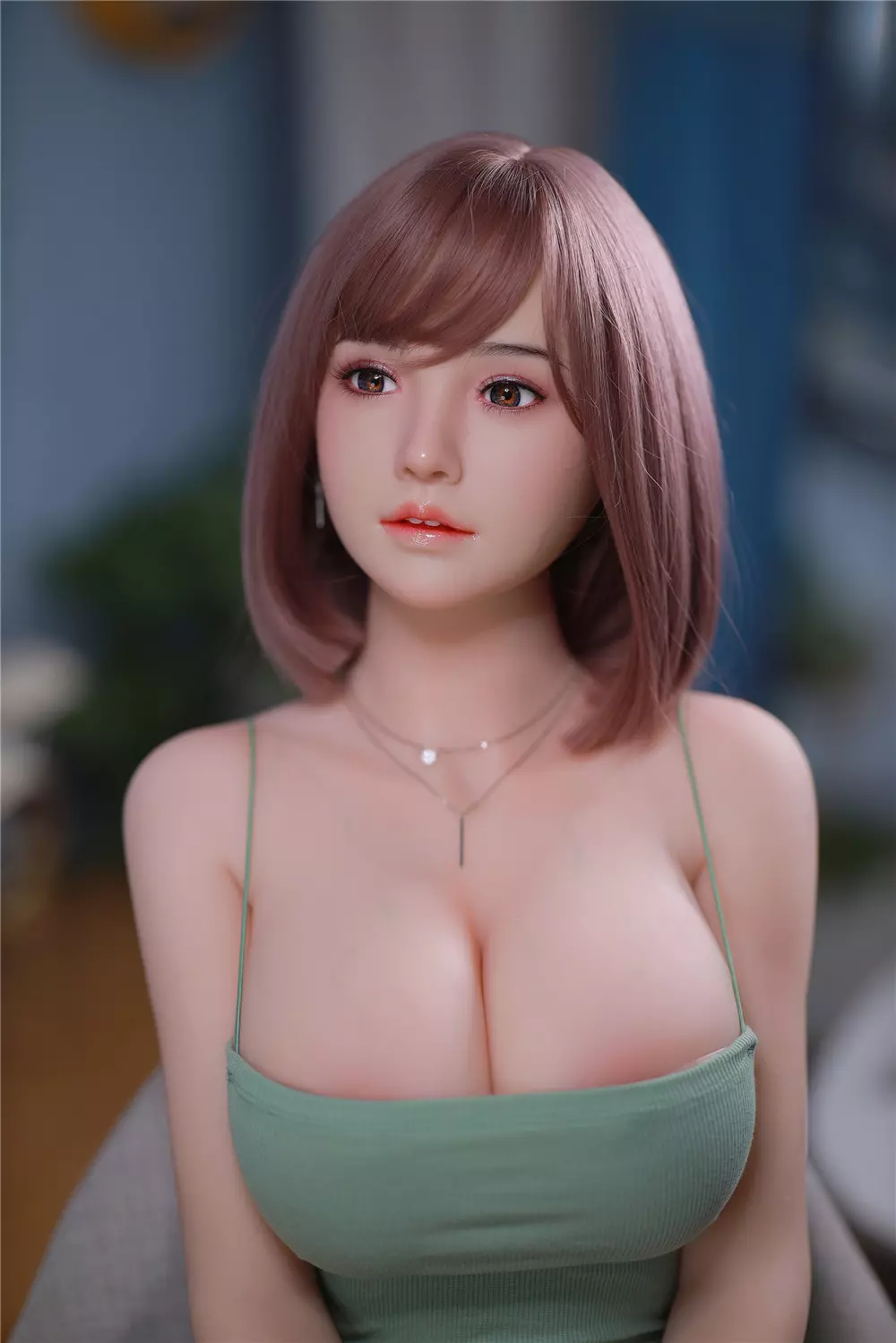 JY 161cm Silicone Head with TPE Body implanted hair Xu