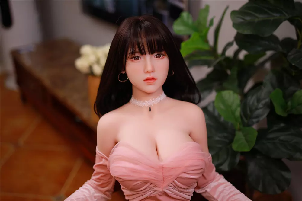 JY 161cm Silicone Head with TPE Body implanted hair Xuan