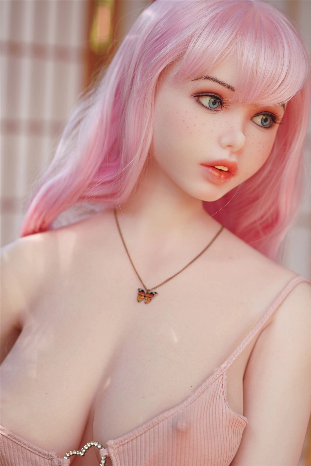 Piper 150cm (4ft11) J-Cup Silicone Sex Doll Ariel Pink Outfit