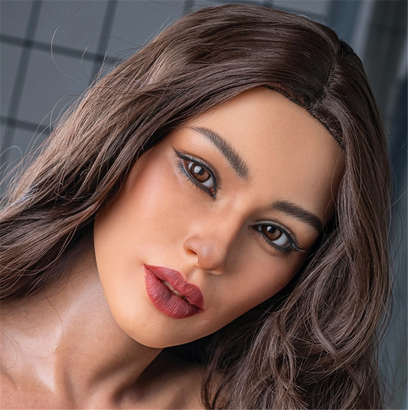 Irontech ROS Mouth Silicone sex doll Head#S26 Tan skin