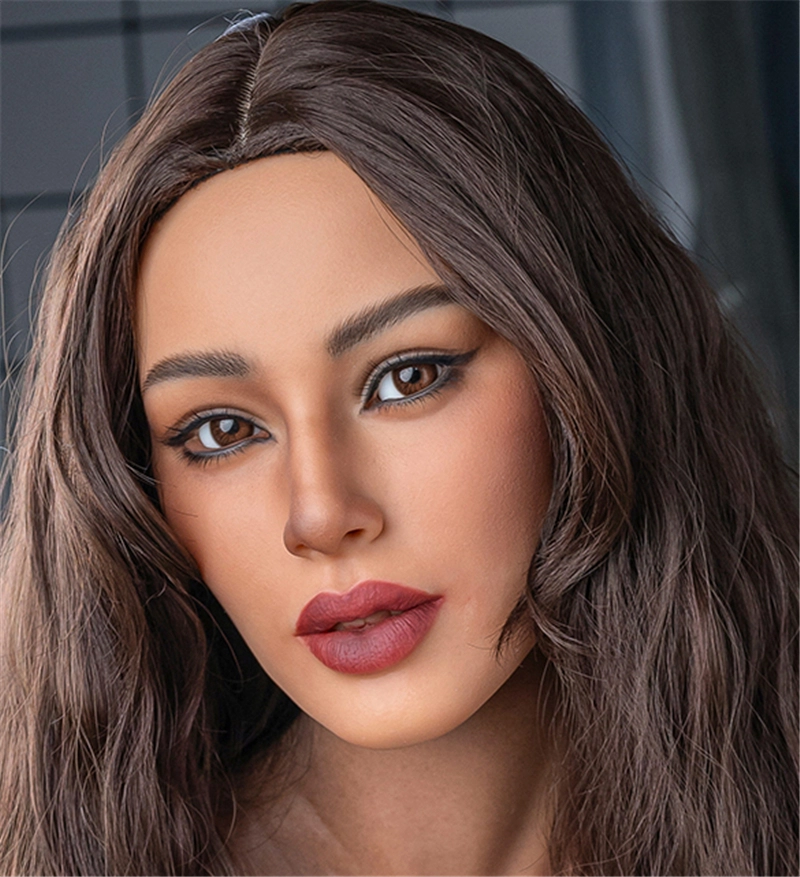 Irontech ROS Mouth Silicone sex doll Head#S26 Tan skin