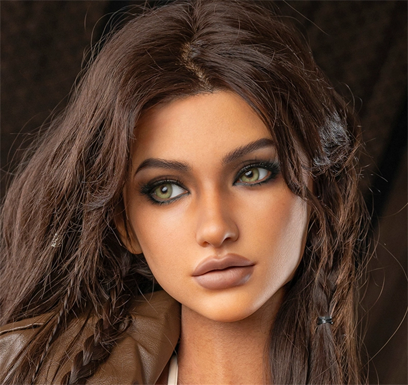 Irontech ROS Mouth Silicone sex doll Head#R8 Dark Tan Skin Style A Irontech ROS Mouth Silicone sex doll Head#R8 Dark Tan Skin Style A