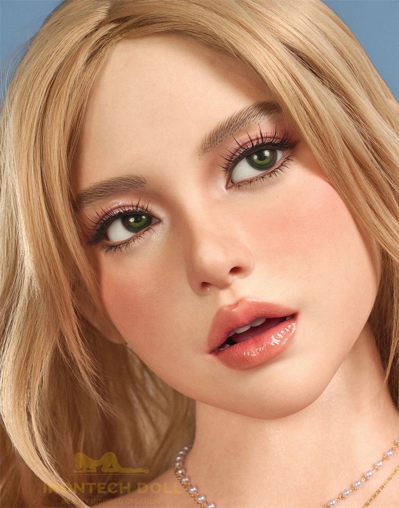 Irontech Silicone sex doll Head#S40 ROS Mouth Natural Skin Irontech Silicone sex doll Head#S40 ROS Mouth Natural Skin