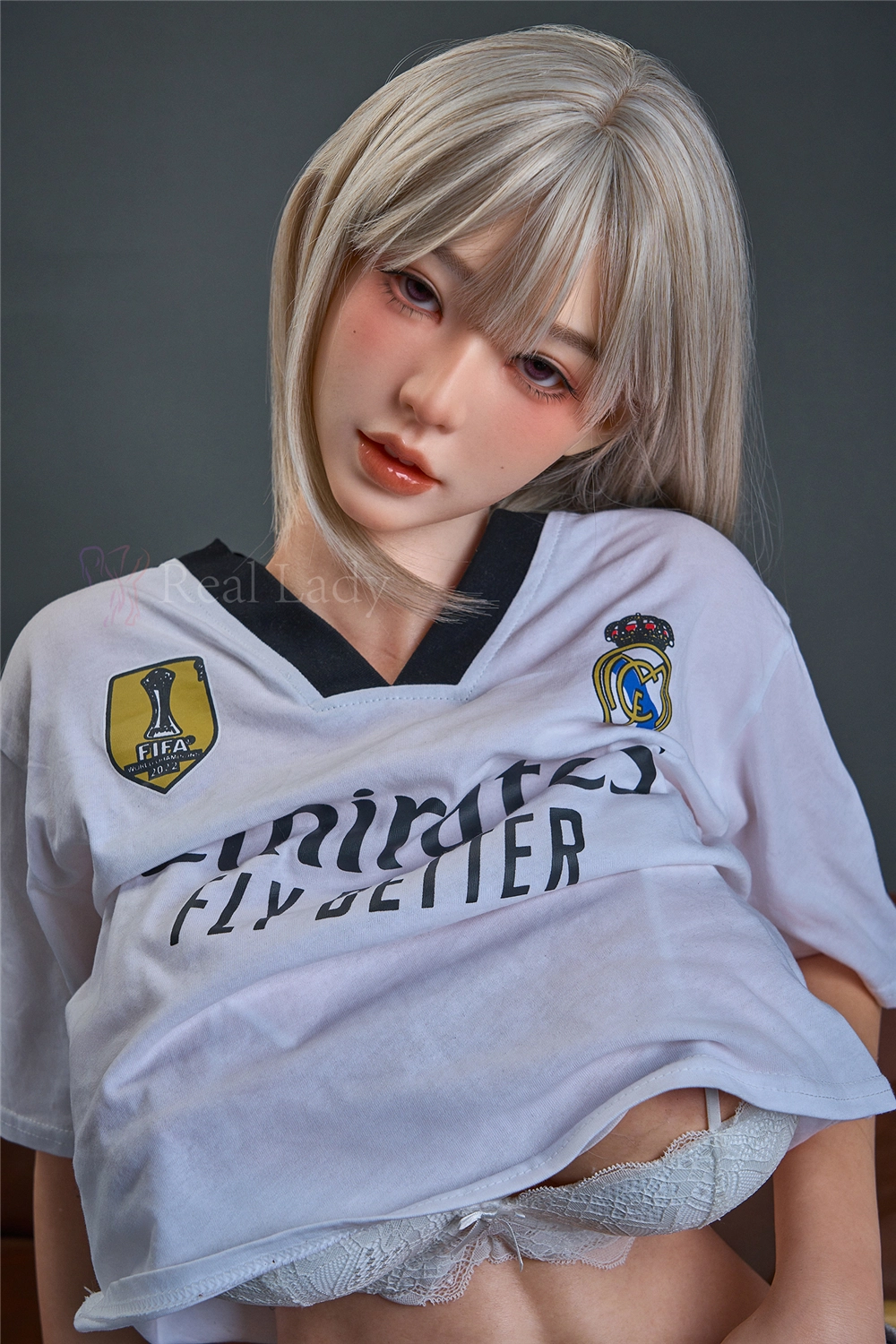 Real Lady 159cm (5ft2) Silicone Sex Doll Korean girl, ROS Head T1