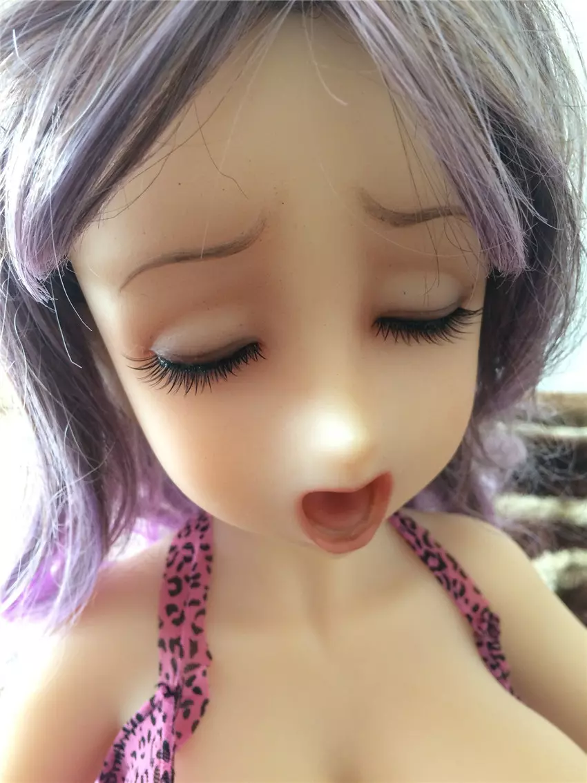 SANHUI 92cm With Closed Eyes Head brown wig