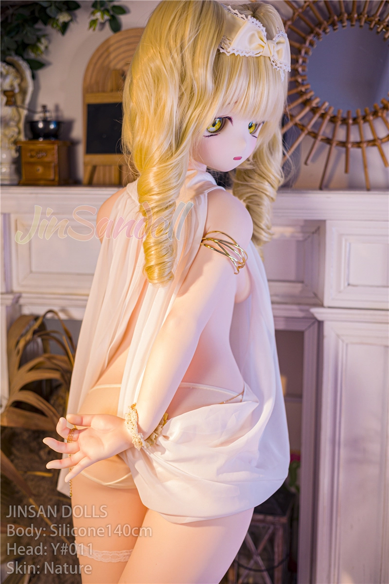 WM Silicone 140cm Anime Sex Doll with PVC head#Y011