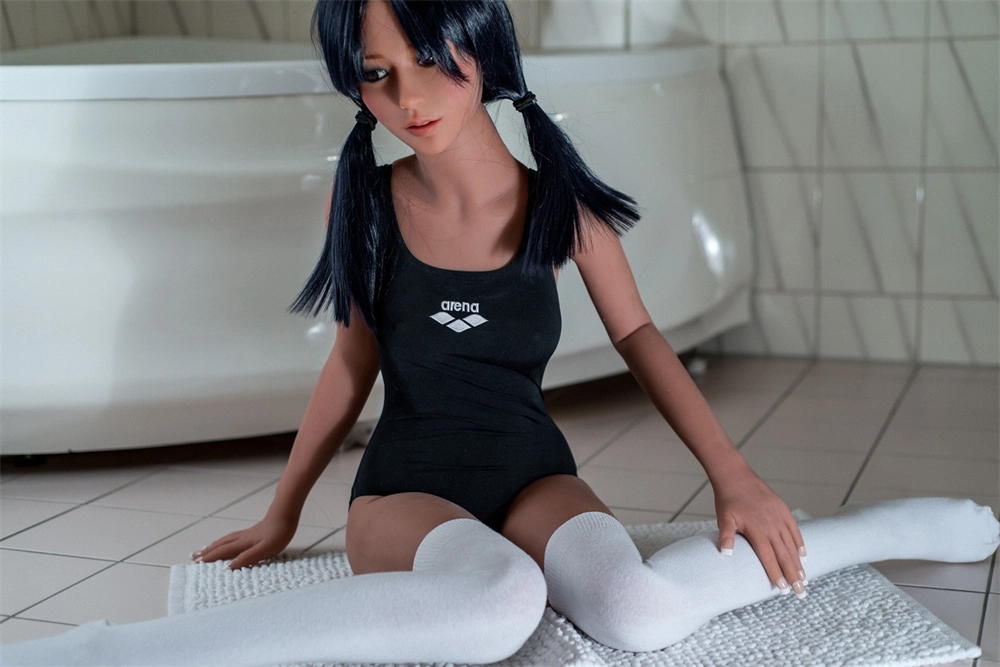 WM TPE140cm sex doll with Head#57 A Cup