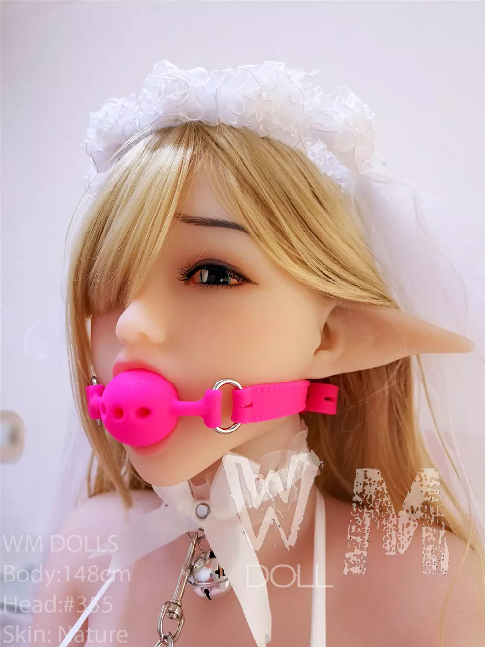 WM TPE 148cm with head355 5 Sex holes natural skin color