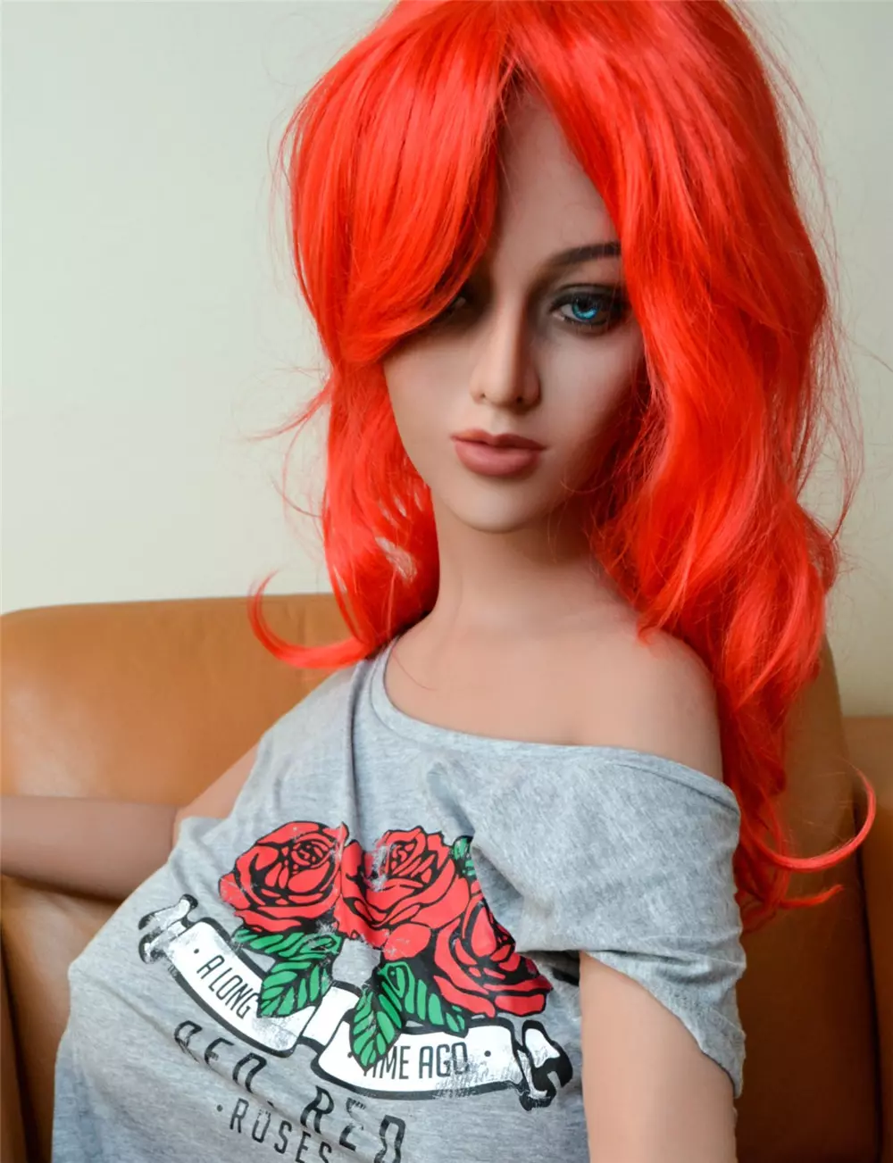 YLDOLL TPE 160cm with head#Kasandra red wig