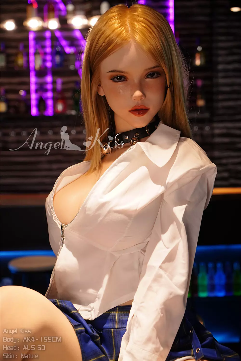 AK ROS Mouth Silicone 159cm love doll with Head#LS50