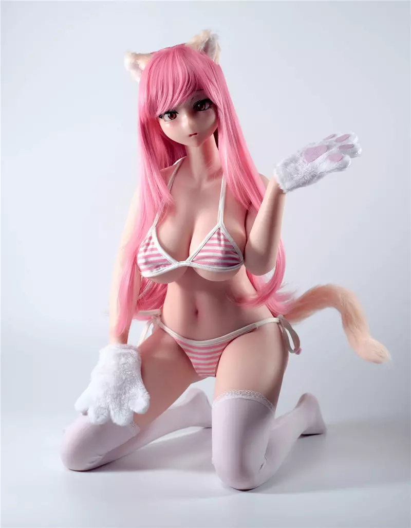 Irokebijin 95cm Akane cat silicone love doll