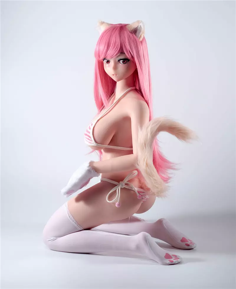 Irokebijin 95cm Akane cat silicone love doll