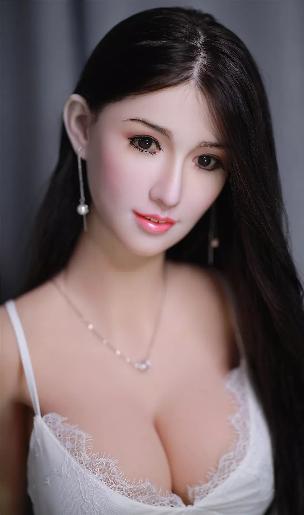 JY 161cm Silicone Head with TPE Body implanted hair Damla